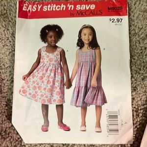 McCall’s Pattern Girls dress